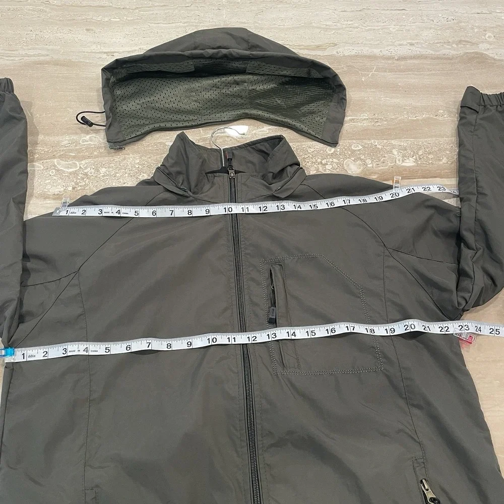 European American Style Industrial Military Outdoor Sport Jacket Mens L Green‎